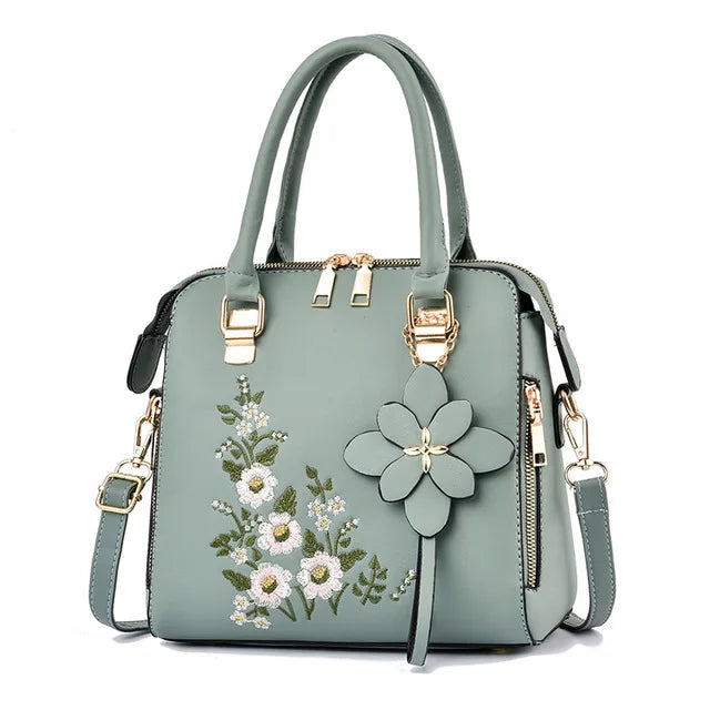 Lily Floral Satchel