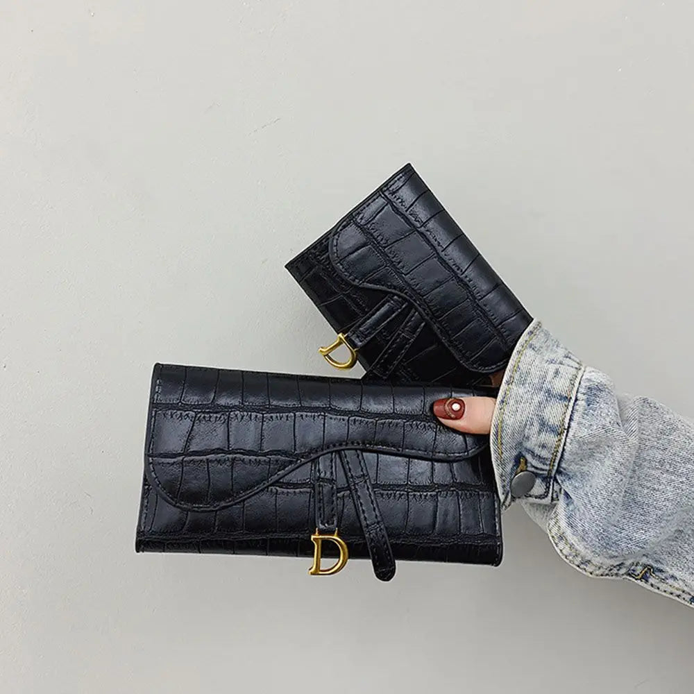 Dora Croc Embossed Wallet