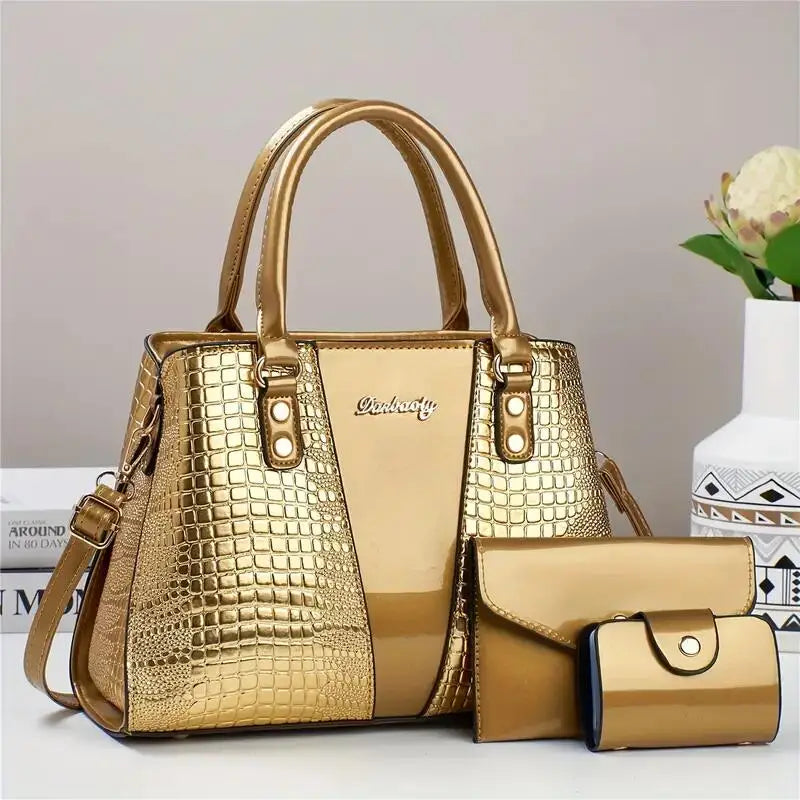 The Amber Croco Set