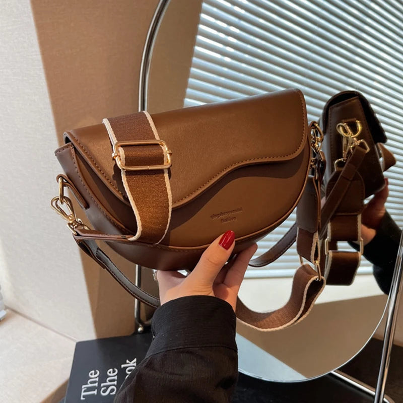 The Nina Wide-Strap Flap