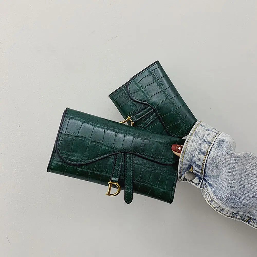 Dora Croc Embossed Wallet
