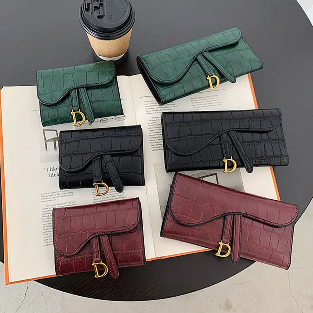 Dora Croc Embossed Wallet