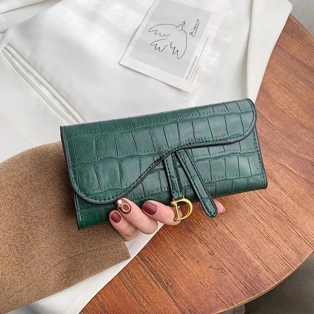 Dora Croc Embossed Wallet