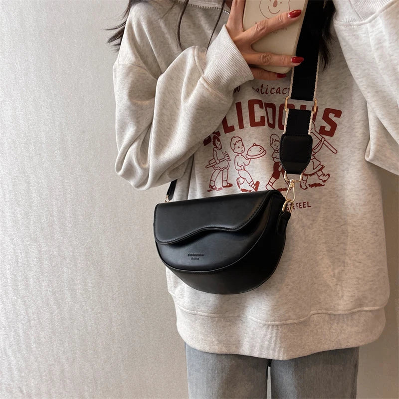 The Nina Wide-Strap Flap