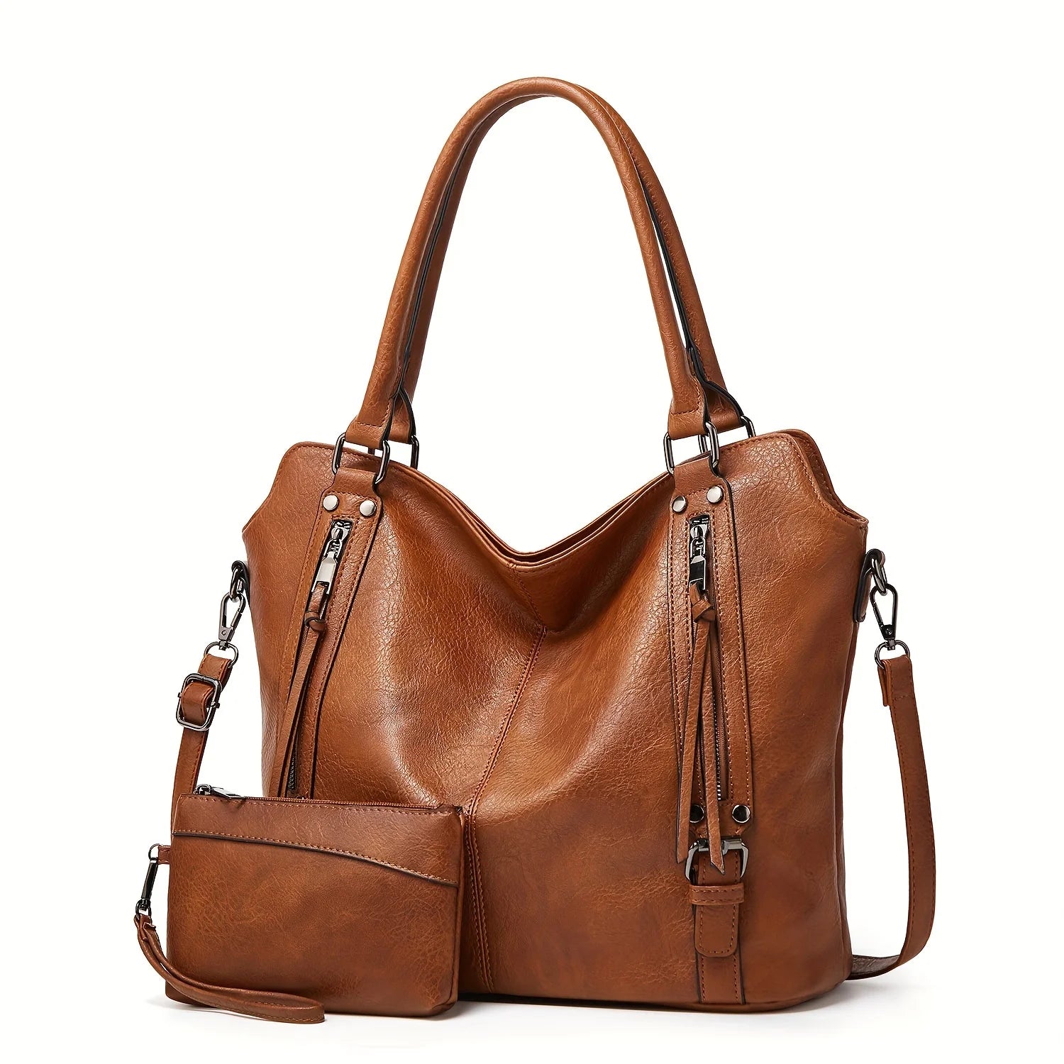 The Maya Zip-Pocket Satchel