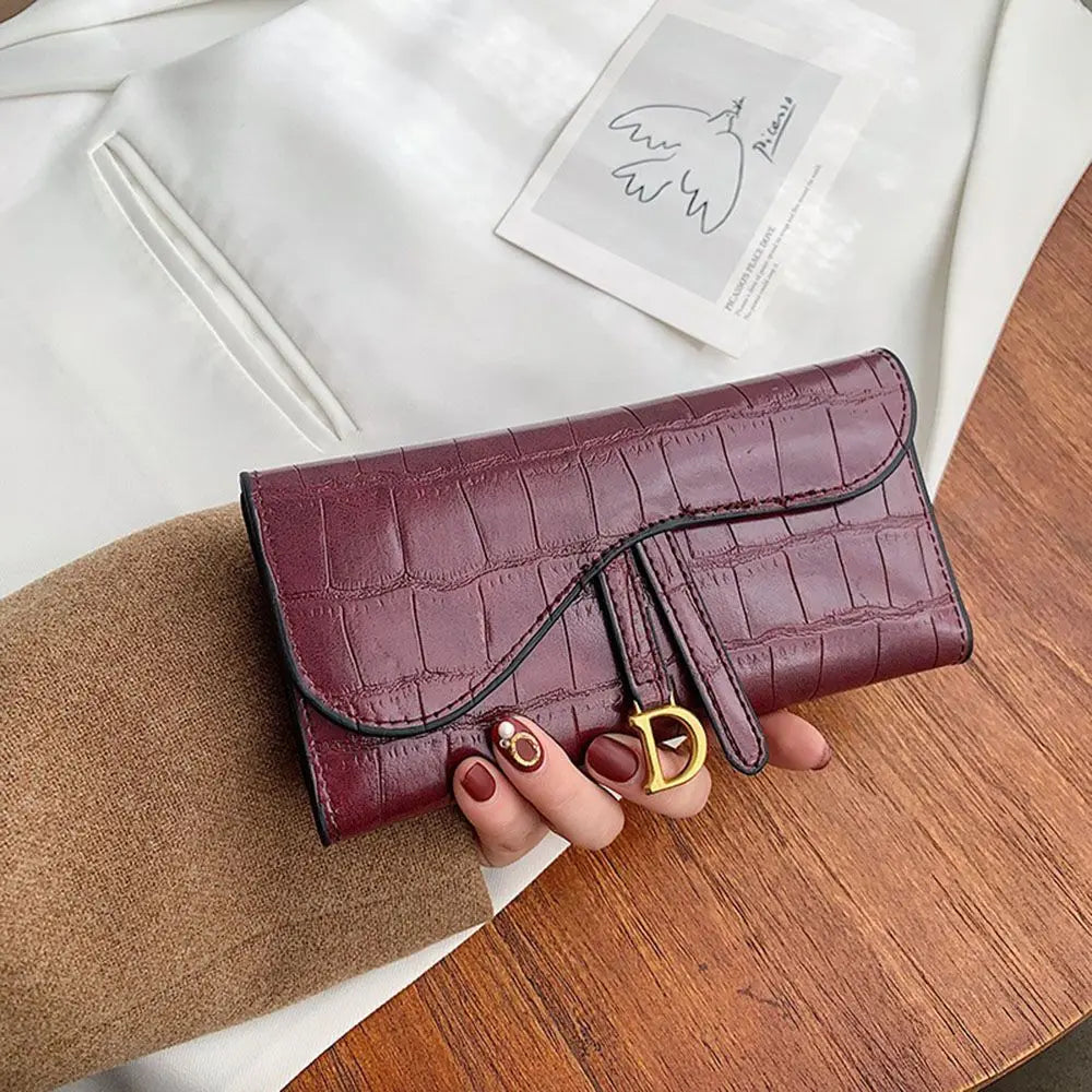 Dora Croc Embossed Wallet