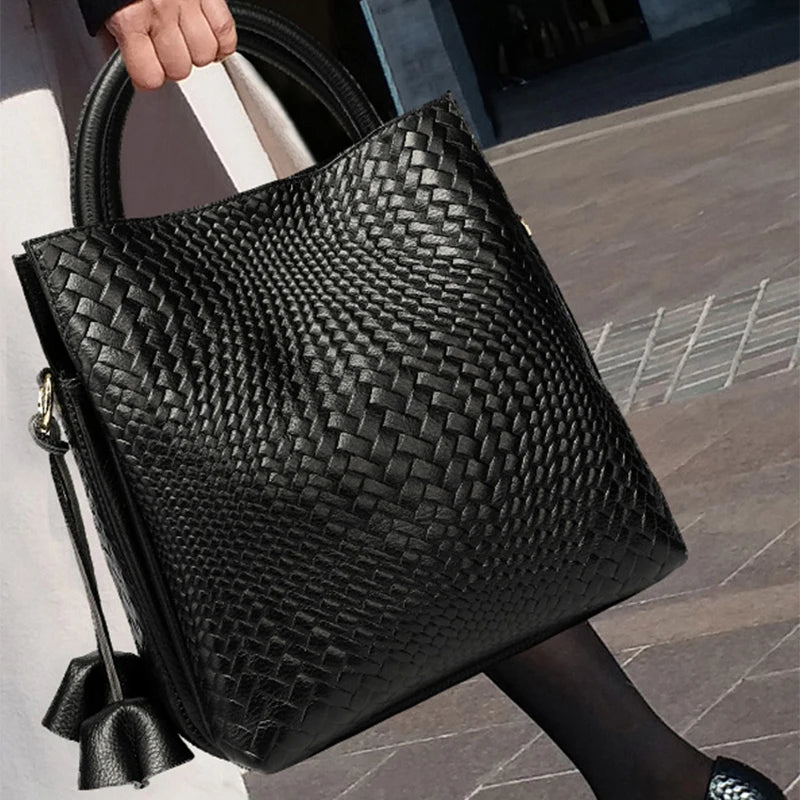 Aria Woven Tote