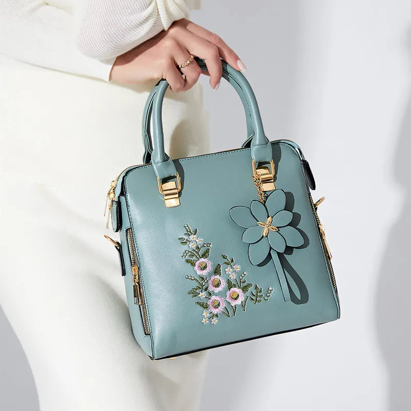 Lily Floral Satchel