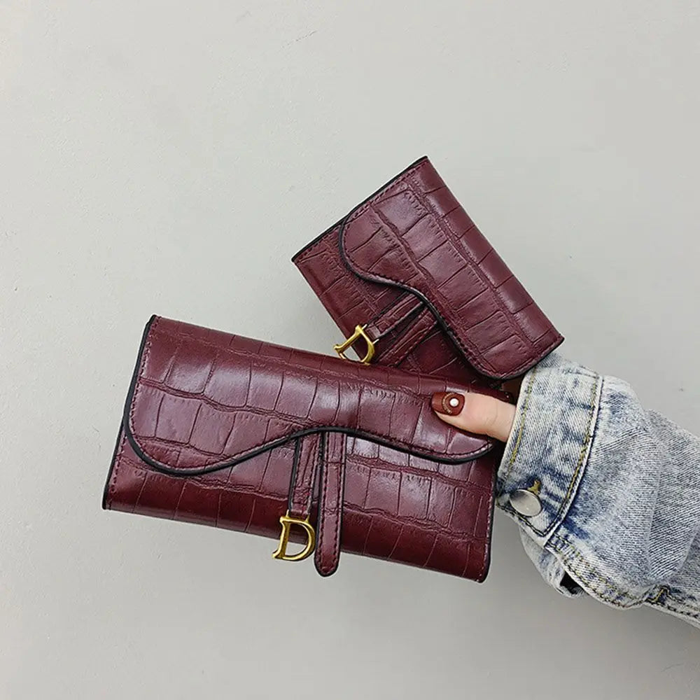 Dora Croc Embossed Wallet