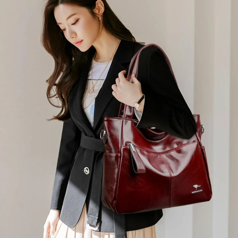 Burgundy Classic Tote