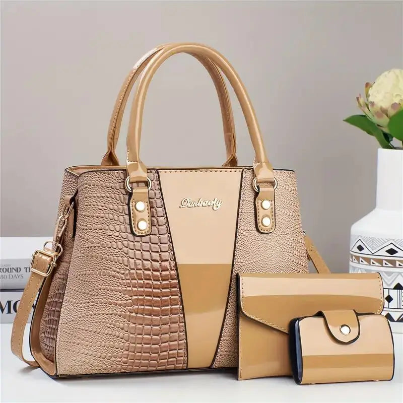 The Amber Croco Set