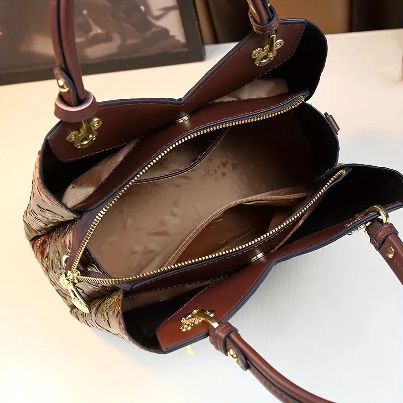 Flora Embossed Tote