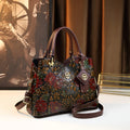 Flora Embossed Tote