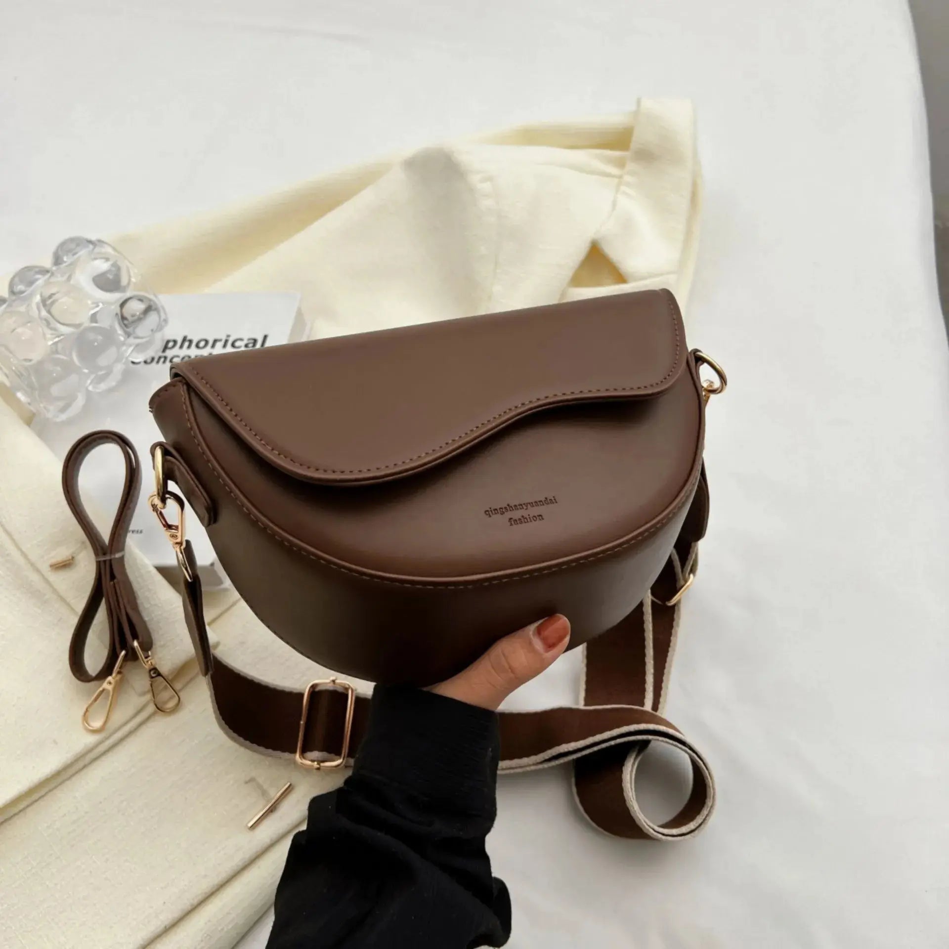 The Nina Wide-Strap Flap