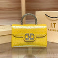 Stella Ostrich-Style Flap Bag